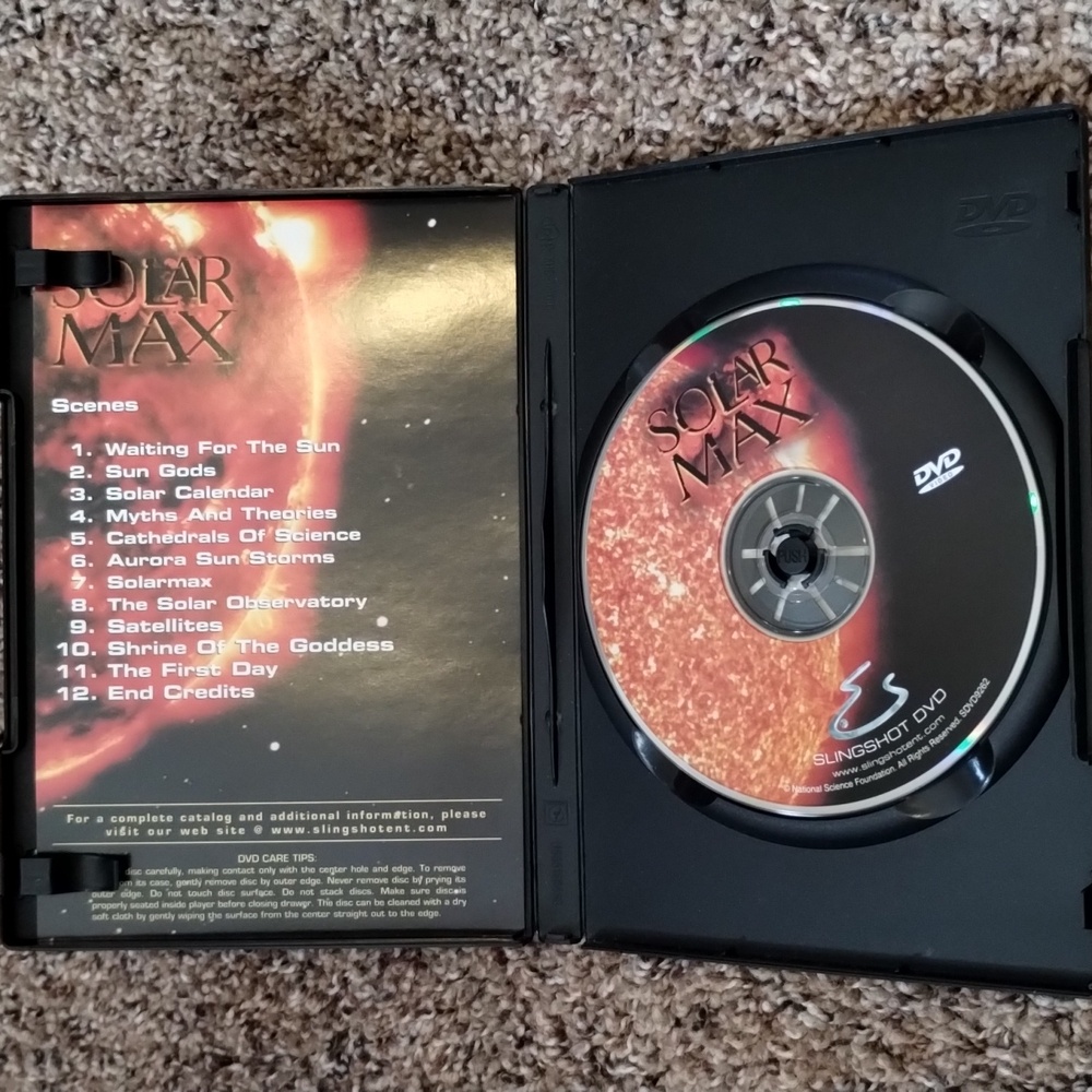 Solar Max DVD - Picture 3 of 3